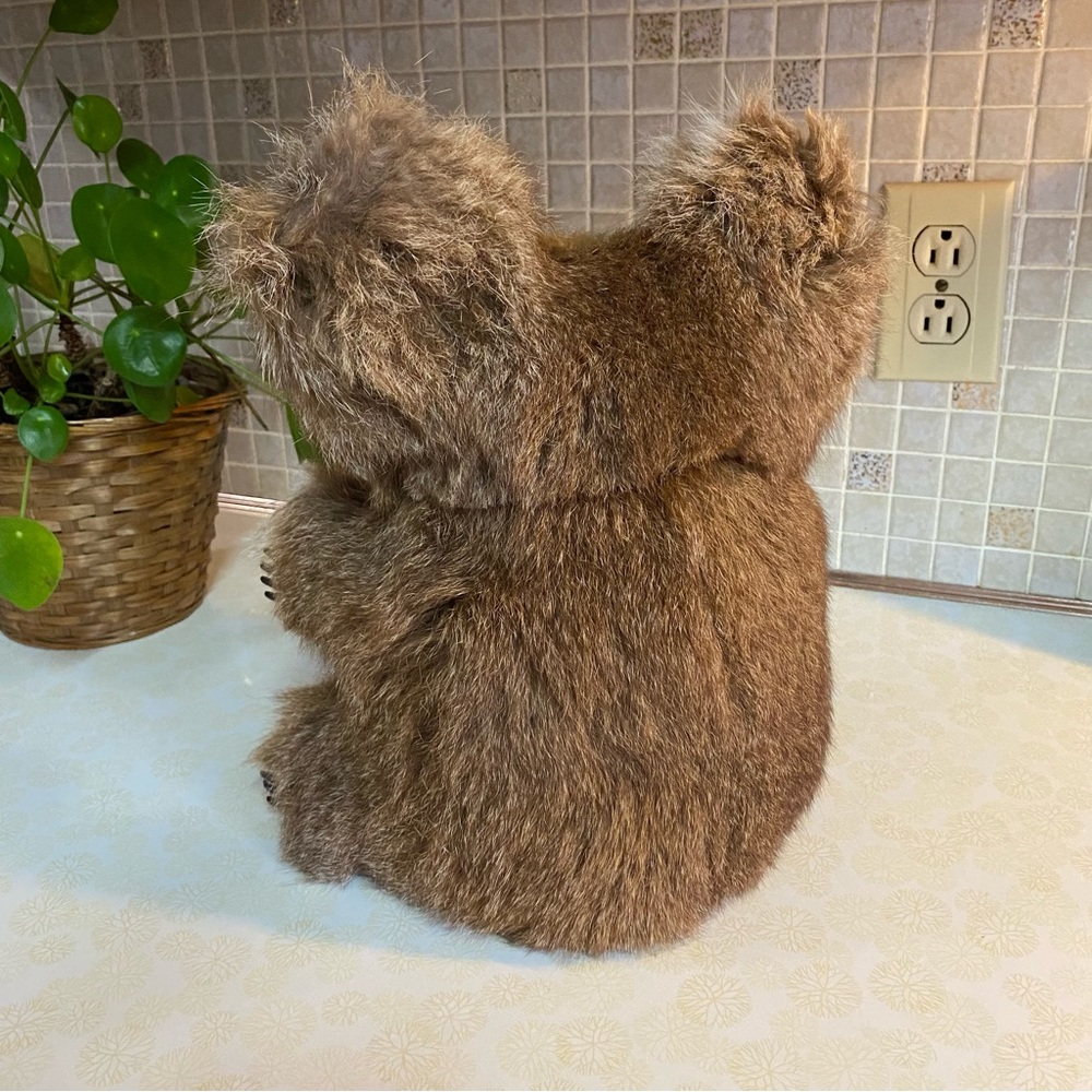 Vintage Australian‎ Koala bear real fur plush stuffed animal Australia realistic - Picture 6 of 8